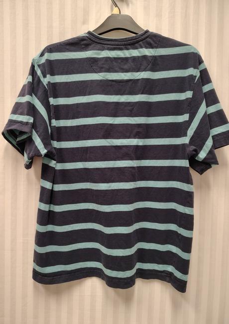 Pánske modré pásikavé tričko, manguun, xl, xl