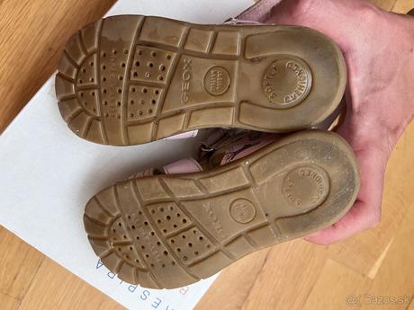 Dievcenske kozene sandale geox elthan 22, geox,22