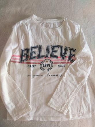 Tričko s dlhým rukávom, f&f,140