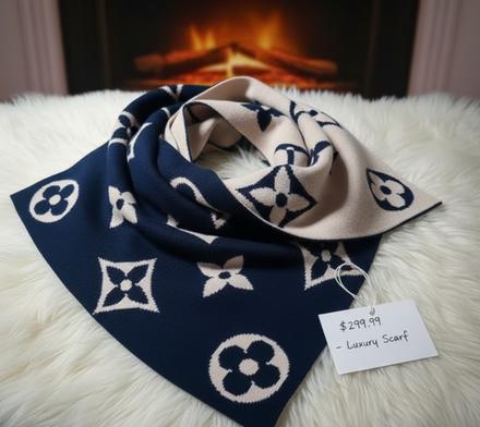 Obrovský obojstranný luxusný šál, 5xl