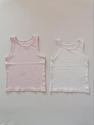 Tielka 98/104 biele a svetloruzove, h&m,98