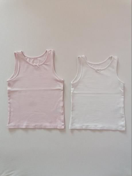 Tielka 98/104 biele a svetloruzove, h&m,98