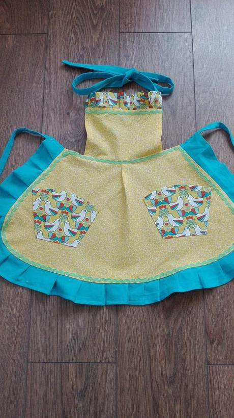 Detská zástera-holubičky, 