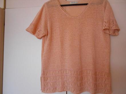 Lososové tričko, l