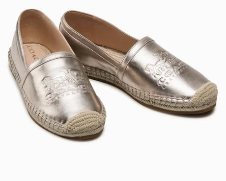 Coach luxusne znackove espadrilky zlate kozene 38, 38