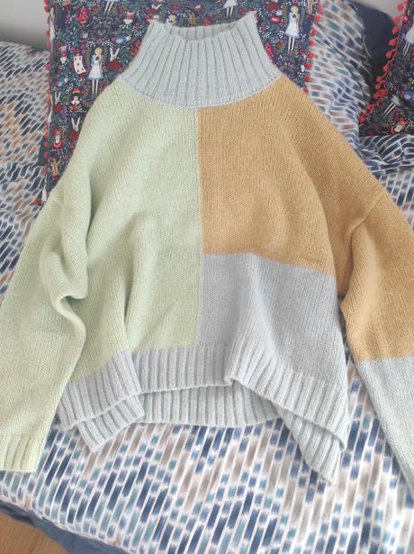 Značkový nový alpaca svetrík, xl