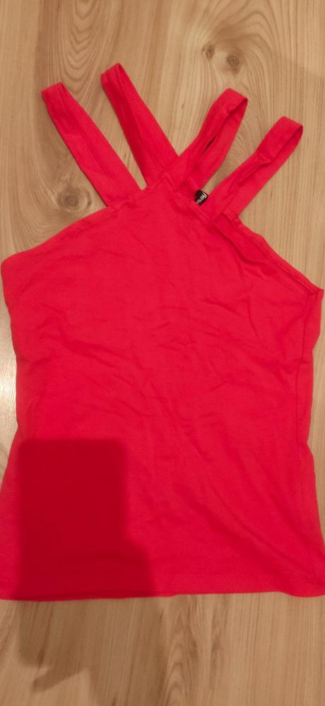 Atypicke červené tielko, sinsay,m