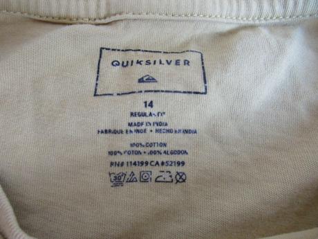 Tricko quicksilver, quiksilver,152