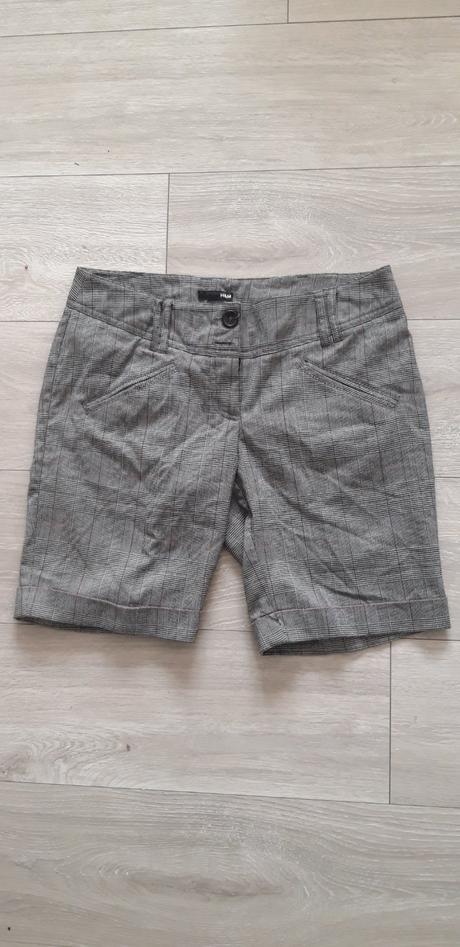 Kratke karo nohavice, h&m,38