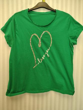 Dámsky bavlnený zelený top s motívom, india, xxl, xxl