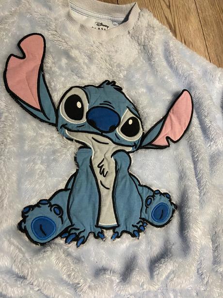 Chlpatá mikina/svetrík stitch, disney,134