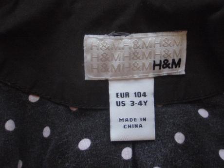 Prechodný kabát, h&m,104
