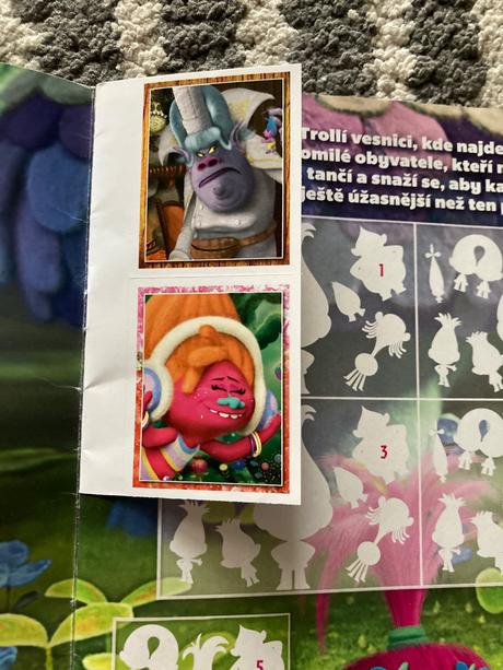 Dreamworks trolls sběratelské album, 