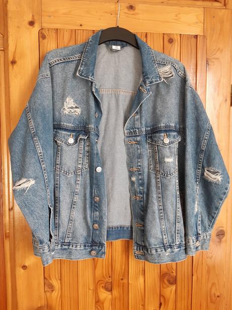 Dámska rifľová bunda, h&m,xs