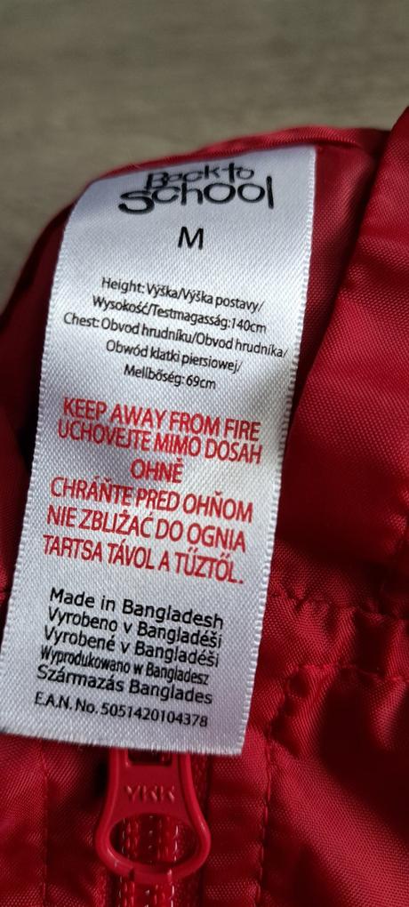 Bunda, vetrovka,  vo vrecku, 134