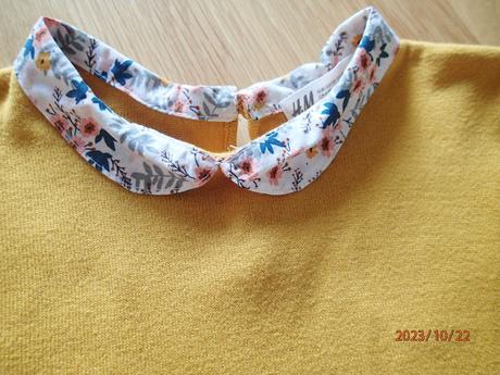 Horčicový svetrík hm, h&m,122