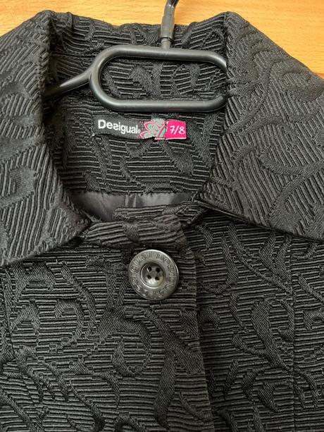 Luxusný kabátik desigual s mandalami 7/8 rokov, desigual,128