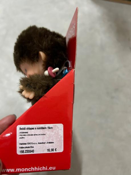 Mončiči bebičí chlapec s podbradníkom,