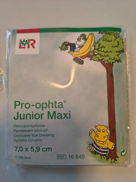 Detský okluzor na oko,