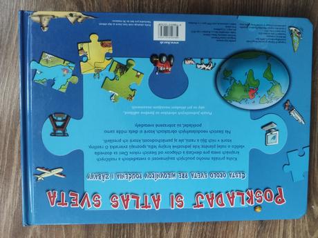 Kniha puzzle atlas, 
