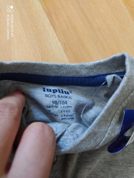 Tričko s dlhým rukávom, lupilu,98