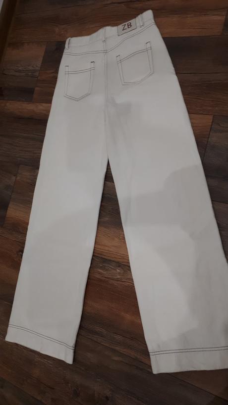 Rifle široké rovne wide zara vel xs-s 34/36, zara,s