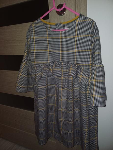 Šaty karované, zara,140