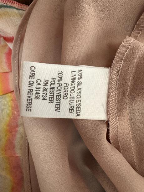 Nenosené hodvábne šaty bcbg max azria, s