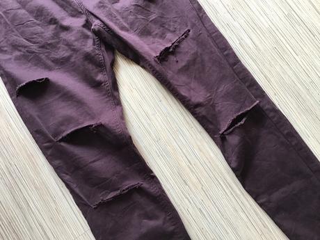Nohavice skinny s dranym efektom /4n, new look,38 / 40
