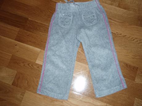 Sametové  tepláčiky s mikinkou, f&f,92