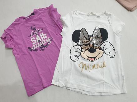 2x tricko 134/140, h&m,140