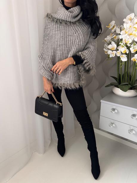 Orsay - pletené pončo, orsay