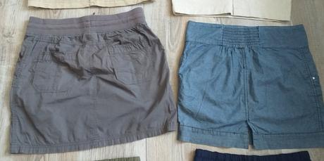 Dámske sukne s,m/36-40,menčester,ľan,blúzka zdarma, 38