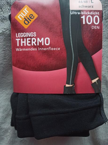 Termo legíny s ozdobným pásikom, 44 / 46 / 48 / l / xl