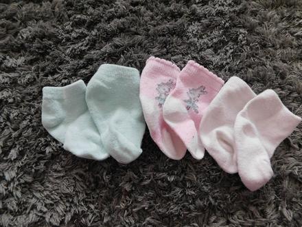 Ponožky 0-3m., 17