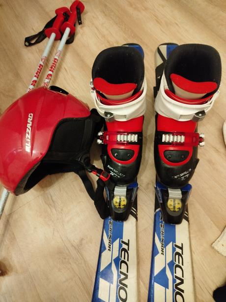 Lyžiarsky set pre 3-5 ročné dieťa, 80-89 cm