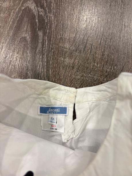 Jacadi paris tričko s volanikmi na 6 rokov, jacadi,116