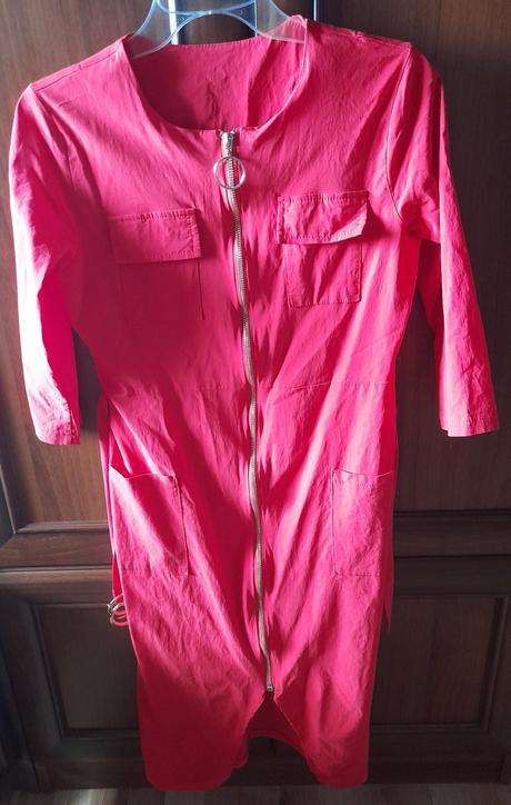 Košeľa/šaty na zips, s