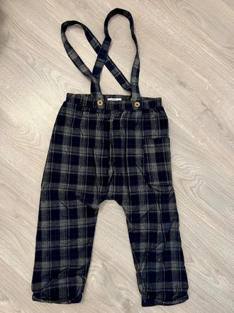 Podšité menčestrové nohavice s trakmi reserved 98, reserved,98