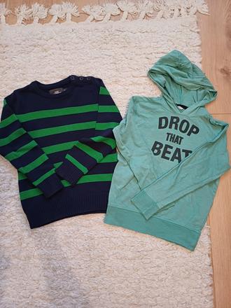 Nátelník+pulover, 122–134