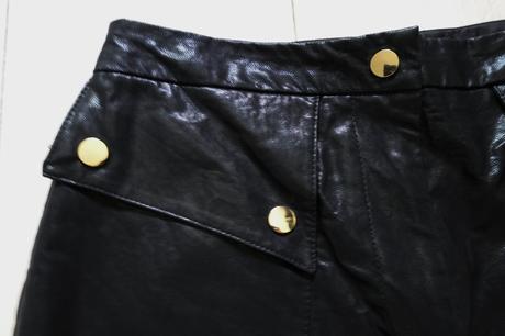 Koženková sukňa zara, zara,s
