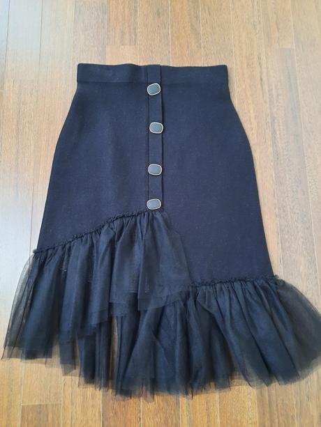 Úpletová sukňa, xs