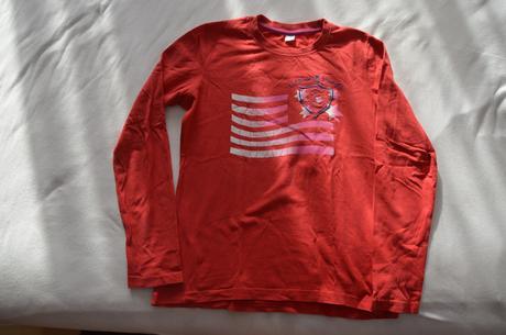 Dievčenské tričko - dlhý rukáv, 146