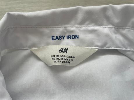Chlapčenská košeľa. vel.8-9 rokov, h&m,134