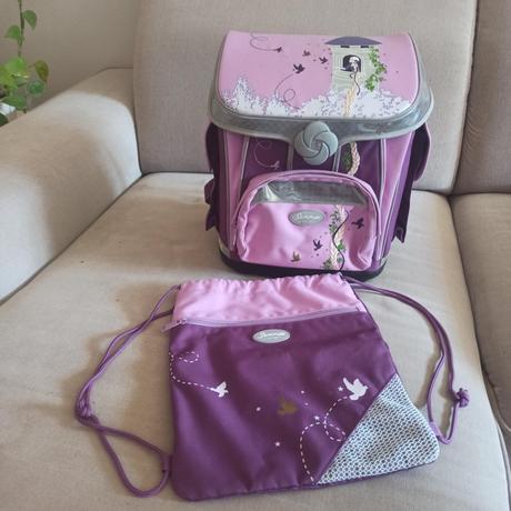 Školská taška samsonite + taška na prezúvky, 