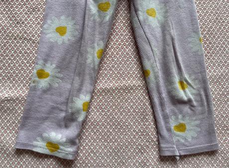 Fialová bavlnená mikina s margarétkami, zara, 104, zara,104