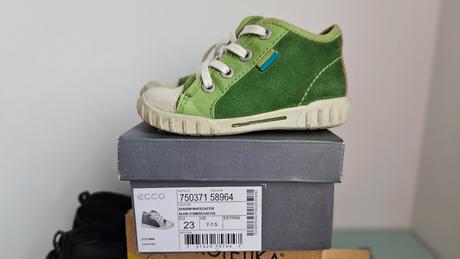 Kožené tenisky, ecco,23