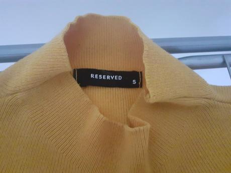Zlty dievcensky pulover, reserved,164