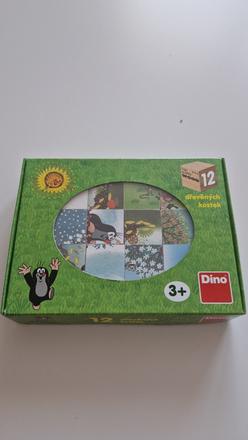 Drevené kocky/6 obrázkov/, 