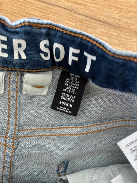 Makkucke riflove letne sortky, h&m,158